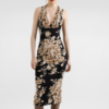 Midi Halter Floral Baroque